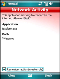 Windows - Firewall alert